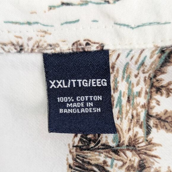 Vintage Chaps Ralph Lauren Flannel Button Down Shirt Hunting Outdoor Y2K 90s XXL - Picture 12 of 16